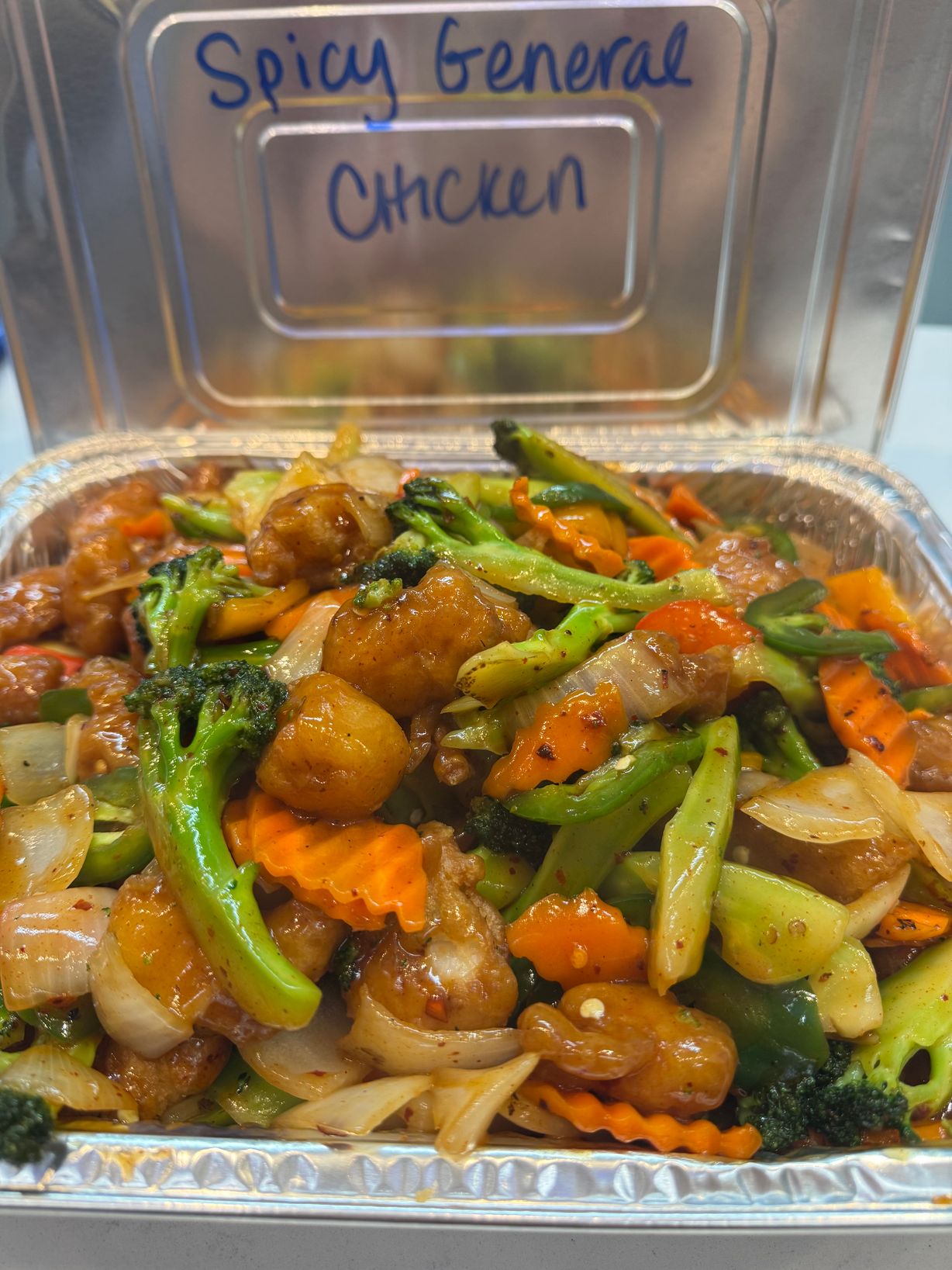 (C) Spicy General Tso’s Chicken at Hibachi & Pho (Atl Sushi Pho) in Mulberry , GA 30019 | YourMenu® Online Ordering