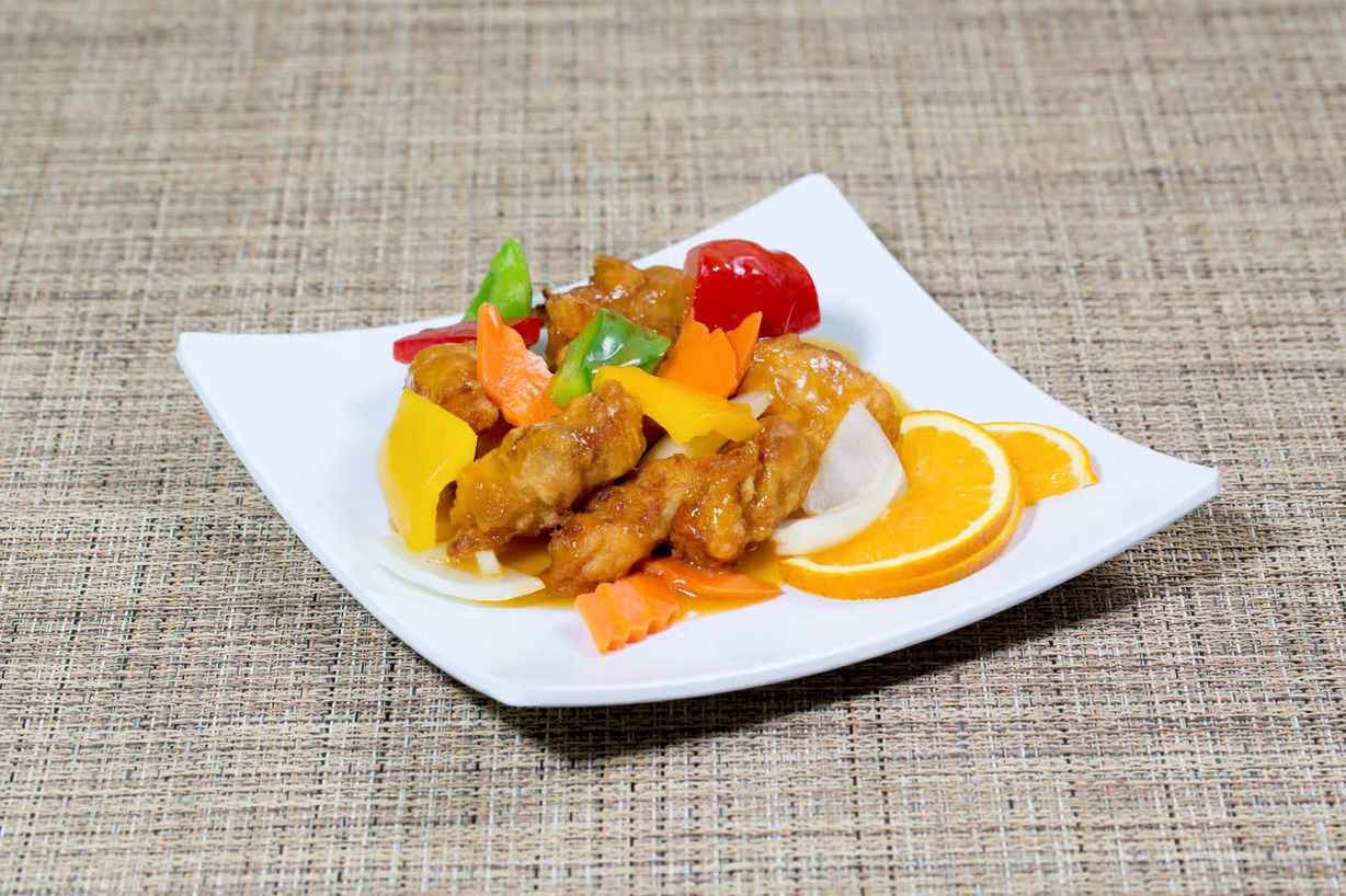 Lunch Orange Chicken at Hibachi & Pho (Atl Sushi Pho) in Mulberry , GA 30019 | YourMenu® Online Ordering