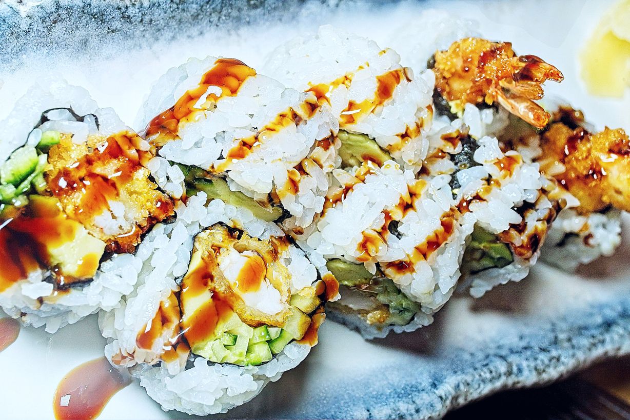 $5.00 Shrimp tempura roll at Hibachi & Pho (Atl Sushi Pho) in Mulberry , GA 30019 | YourMenu® Online Ordering