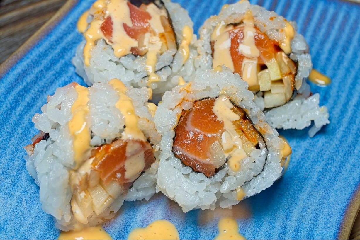 Spicy Salmon Roll at Hibachi & Pho (Atl Sushi Pho) in Mulberry , GA 30019 | YourMenu® Online Ordering