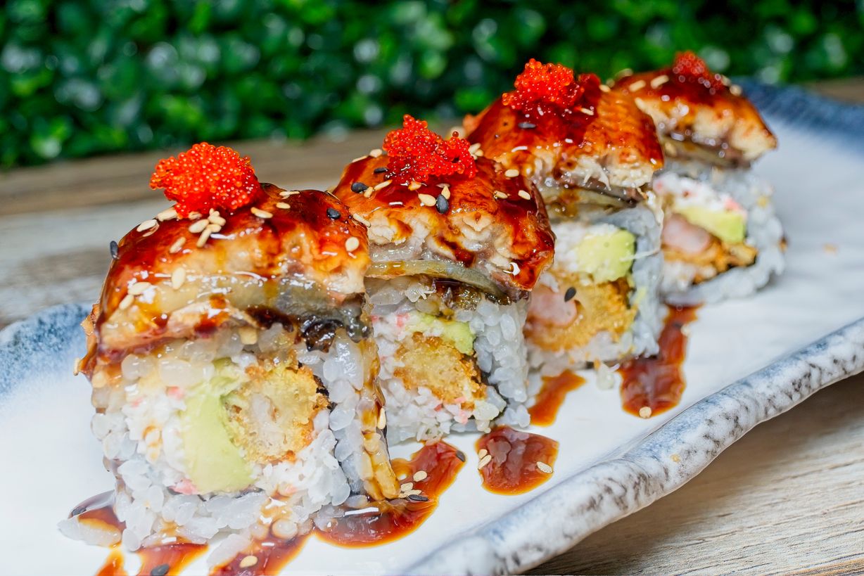 Super Dragon Roll at Hibachi & Pho (Atl Sushi Pho) in Mulberry , GA 30019 | YourMenu® Online Ordering