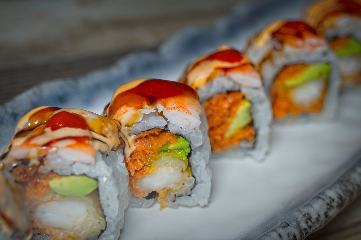 Tiger Roll at Hibachi & Pho (Atl Sushi Pho) in Mulberry , GA 30019 | YourMenu® Online Ordering