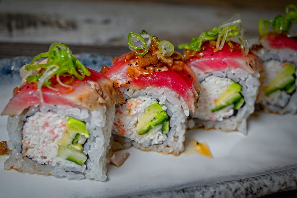 Tuna Tataki Roll at Hibachi & Pho (Atl Sushi Pho) in Mulberry , GA 30019 | YourMenu® Online Ordering