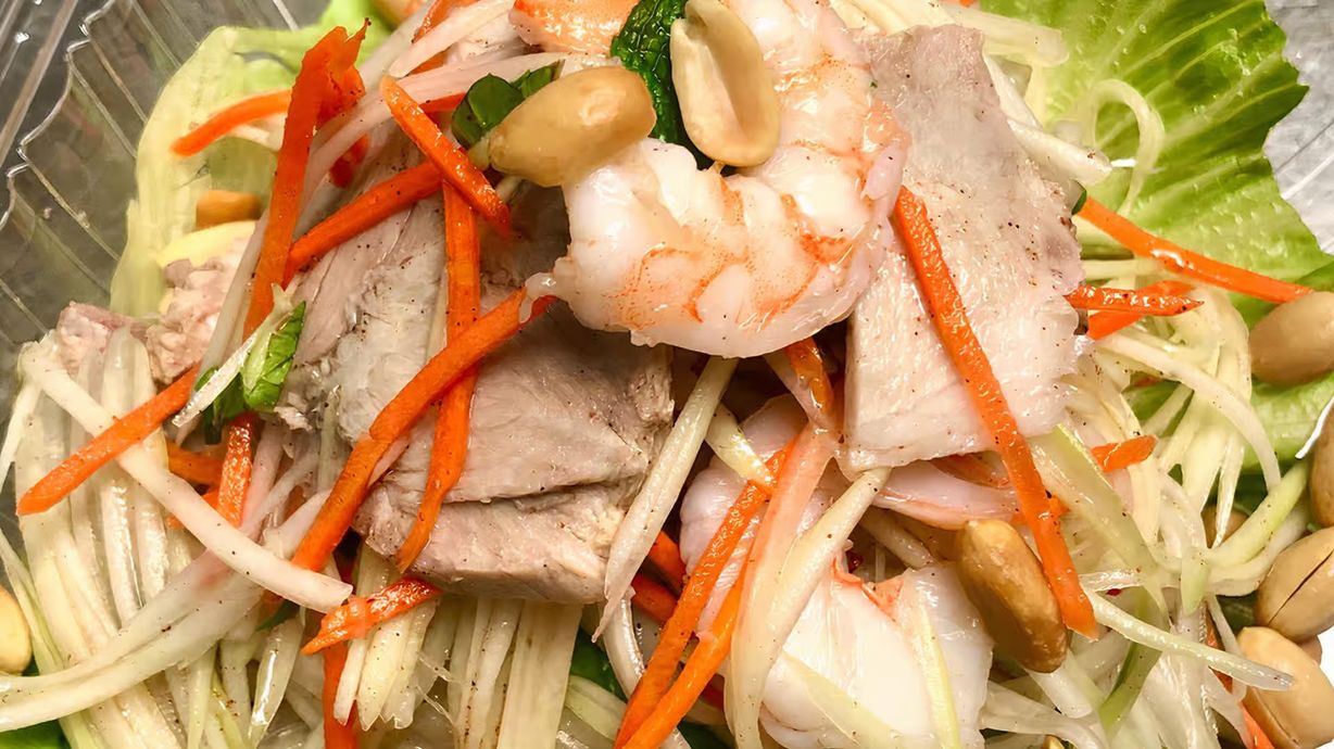 Green Papaya Salad at What the Pho in Wilton Manors, FL 33305 | YourMenu® Online Ordering