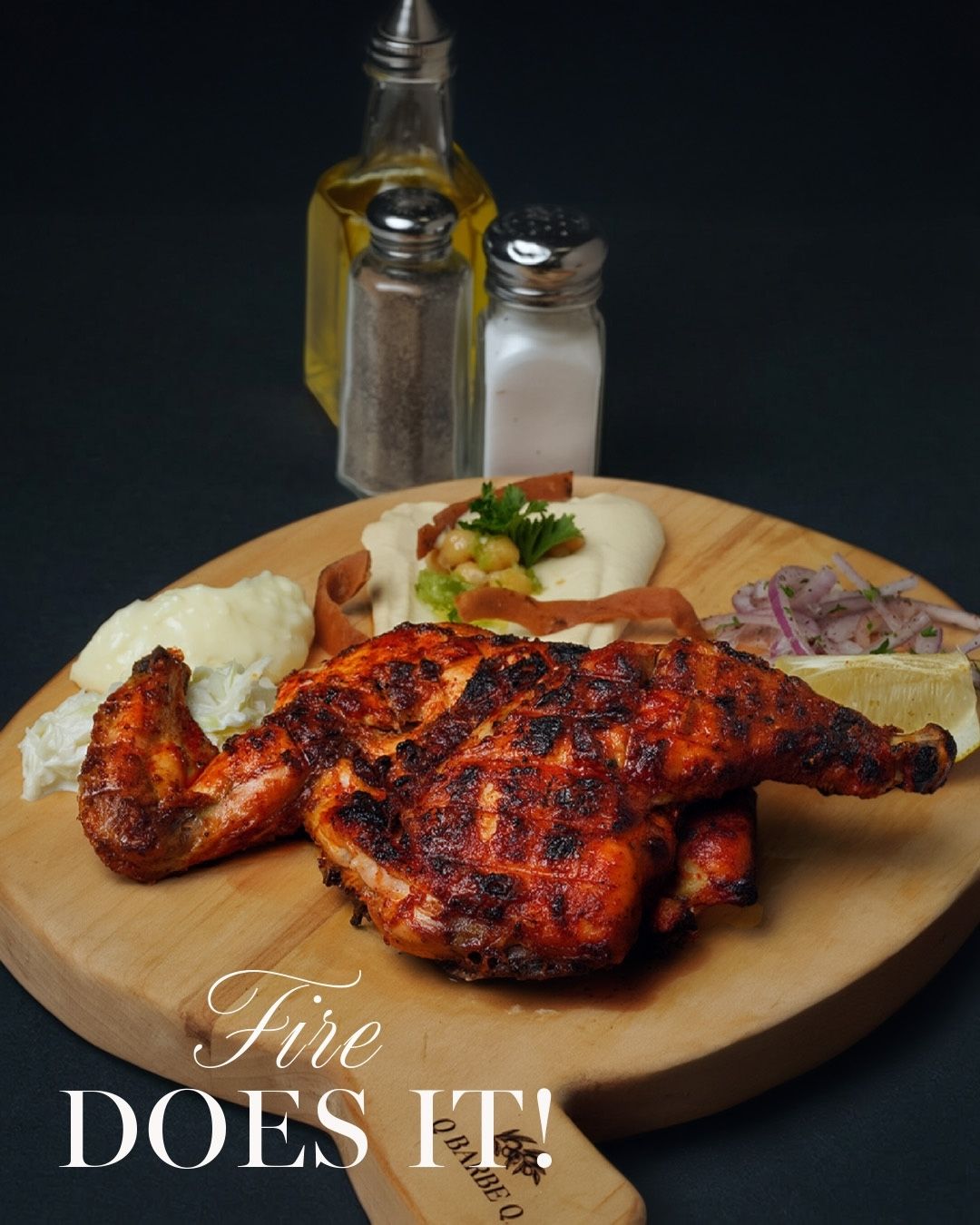 Half Chicken Only at Q Barbe Q in West Chester Township, OH 45069 | YourMenu® Online Ordering