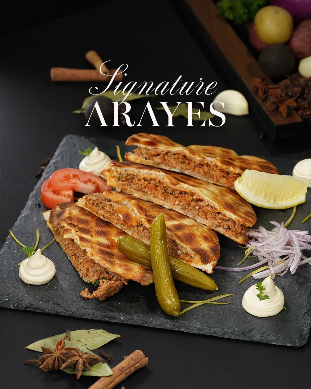 Arayes at Q Barbe Q in West Chester Township, OH 45069 | YourMenu® Online Ordering