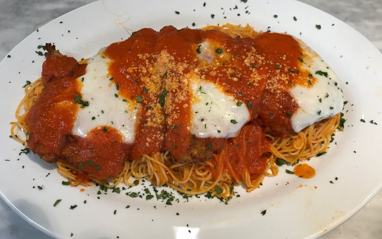 Eggplant Parmigiana at Eduardo's Italian Restaurant in Fort Lauderdale, FL 33308 | YourMenu® Online Ordering