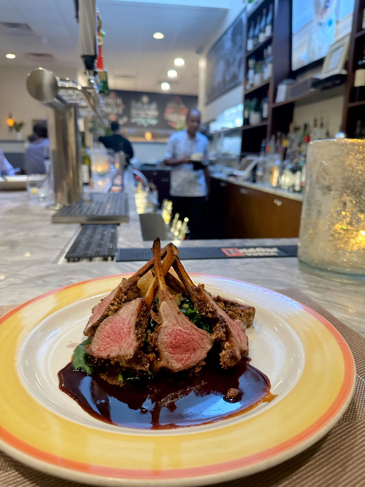 Lamb at Persimmon Restaurant in CHEVY CHASE, MD 20815 | YourMenu® Online Ordering