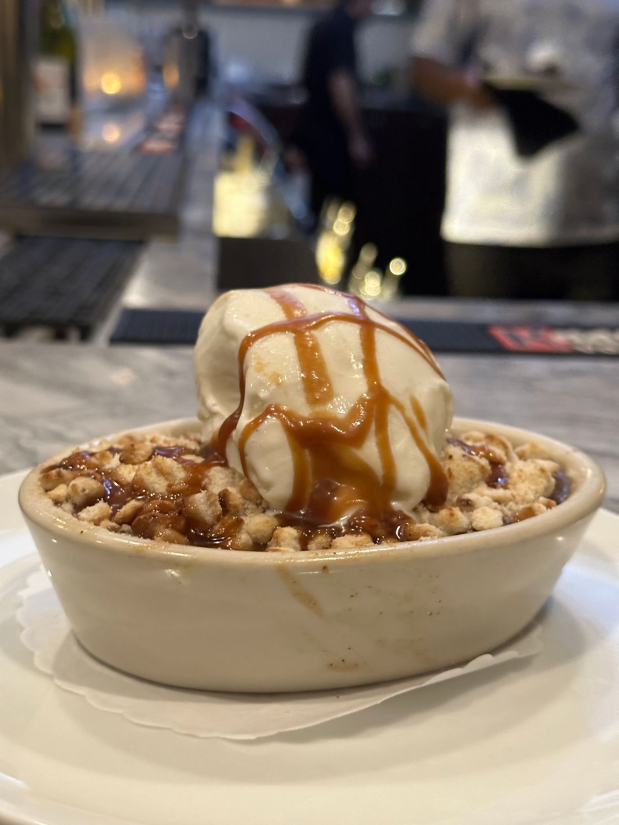 Apple Crisp at Persimmon Restaurant in CHEVY CHASE, MD 20815 | YourMenu® Online Ordering