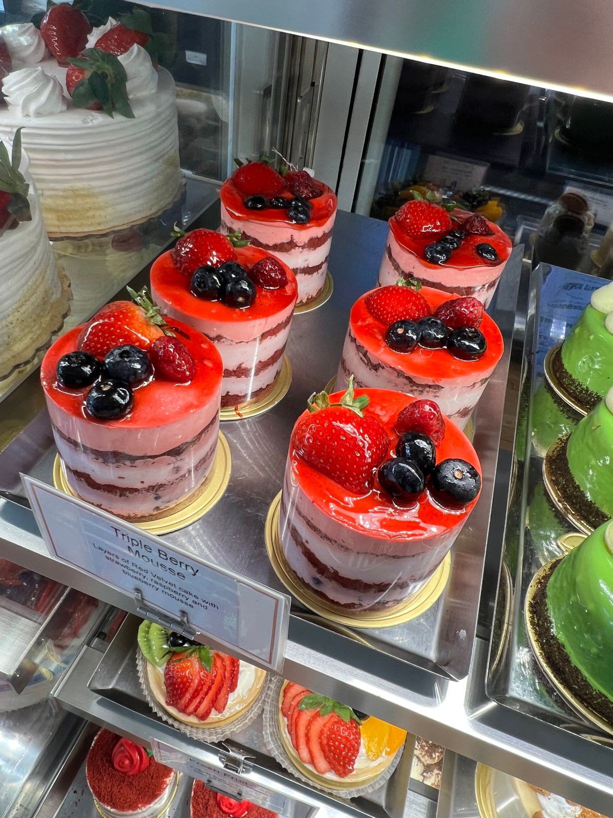 TRIPLE BERRY MOUSSE at The Sweet Life Bake Shop in FRANKLIN SQ, NY 110102531 | YourMenu® Online Ordering