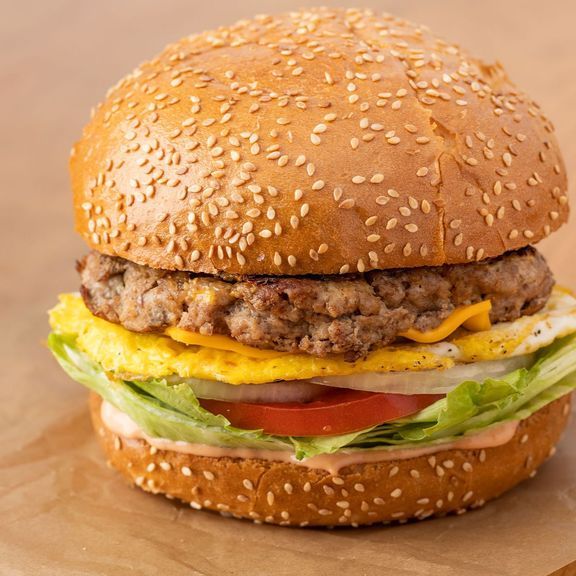 Breakfast Turkey Burger at Nessy Burgers in Fallbrook, CA 92028 | YourMenu® Online Ordering