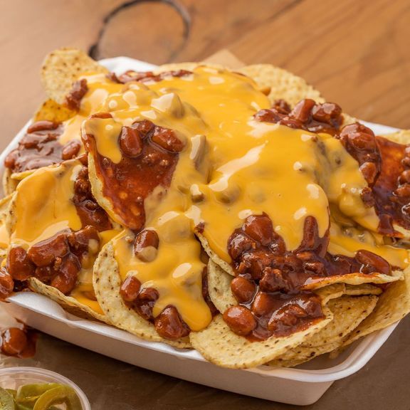 Nachos w/ Chili at Nessy Burgers in Fallbrook, CA 92028 | YourMenu® Online Ordering