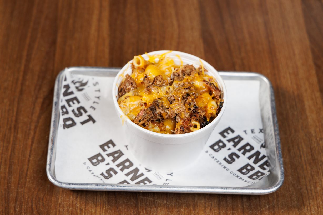 Brisket Mac & Cheese at Earnest B's BBQ in Frisco, TX 75033 | YourMenu® Online Ordering