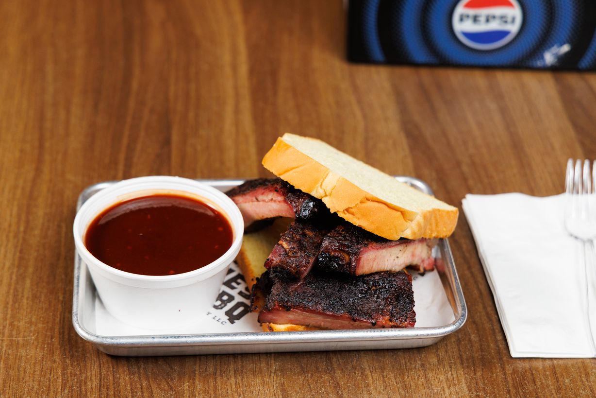 Pork Rib Sandwich at Earnest B's BBQ in Frisco, TX 75033 | YourMenu® Online Ordering