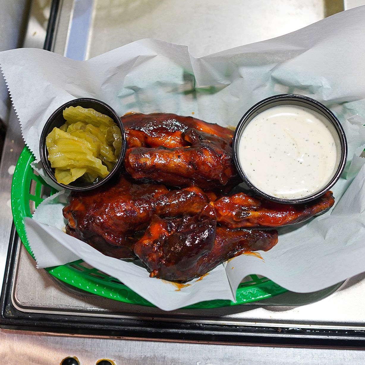 Smoked Chicken Wings (10 Wings) at Earnest B's BBQ in Frisco, TX 75033 | YourMenu® Online Ordering