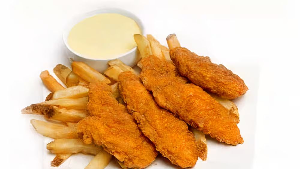 Chicken Tenders W/ Fries (4 Pc) at BK'S PIZZA EXPRESS in GLEN BURNIE, MD 21061 | YourMenu® Online Ordering