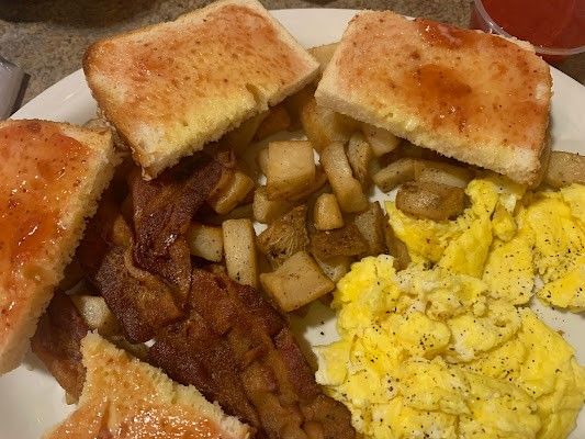 2 Eggs & Toast with Home Fries and Meat at Dempsey's Grille in Middletown, MD 21769 | YourMenu® Online Ordering