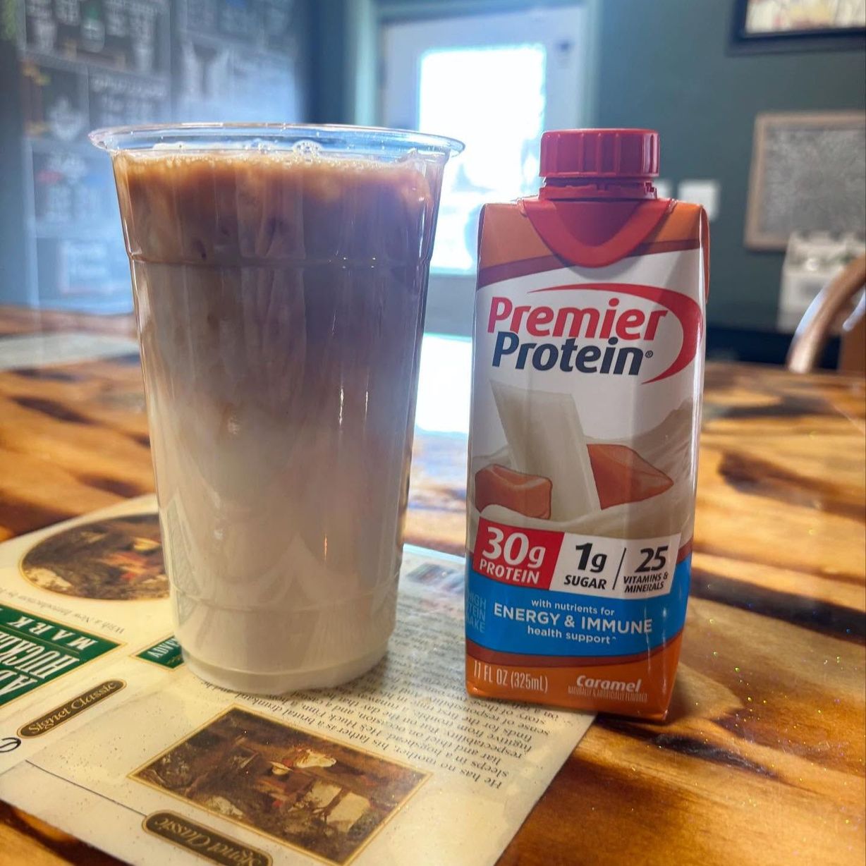 Protein Latte at Reading Grounds in Findlay, OH 45840 | YourMenu® Online Ordering