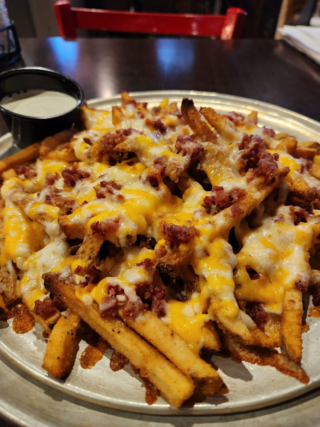 Loaded Fries (Bacon, Cheddar) at HANDLEBAR CAFE in BUTLER, PA 160027724 | YourMenu® Online Ordering
