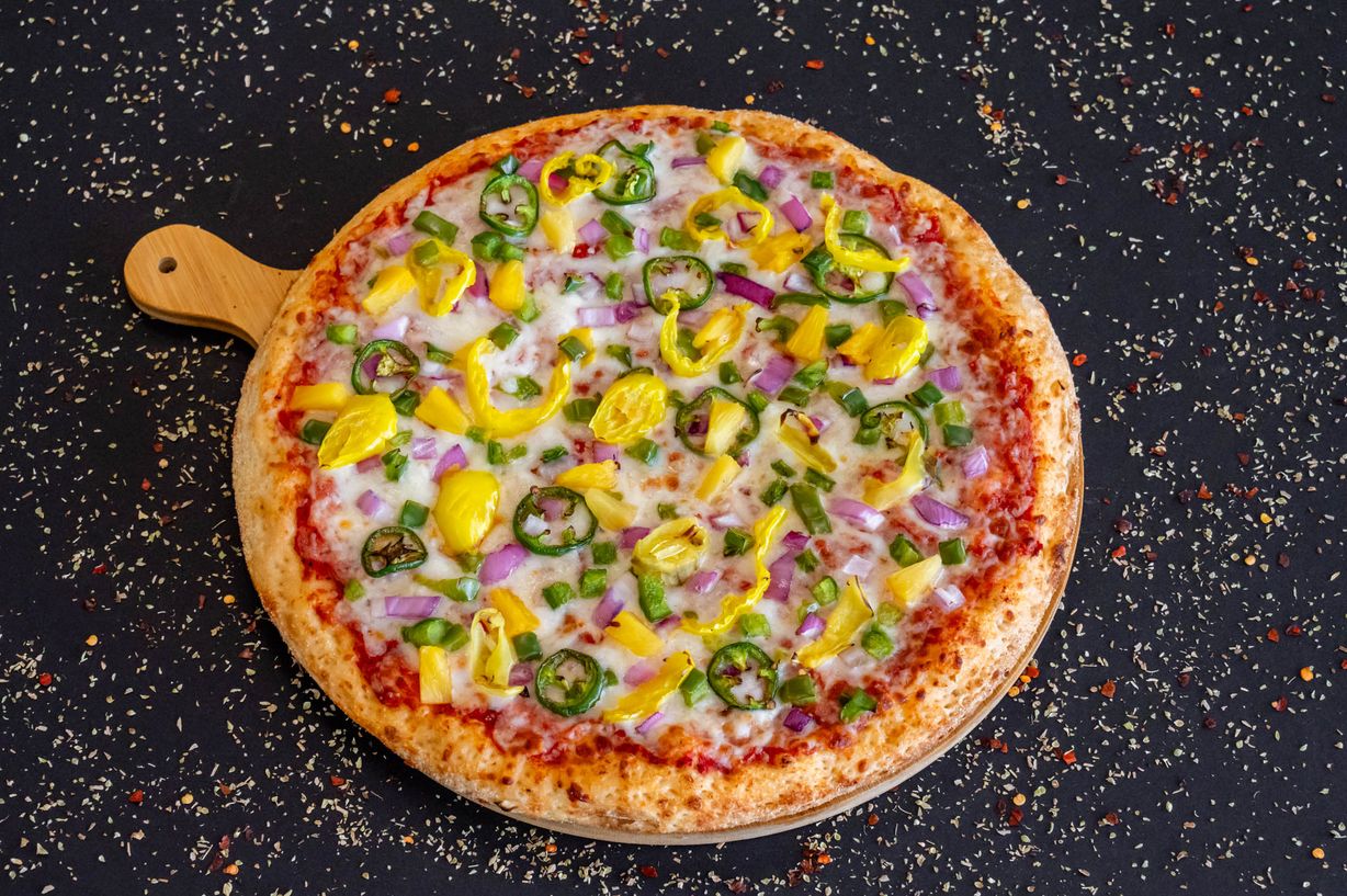 Pepper Pineapple Pizza at SPICE CRUST PIZZERIA in BETHLEHEM, PA 18017 | YourMenu® Online Ordering