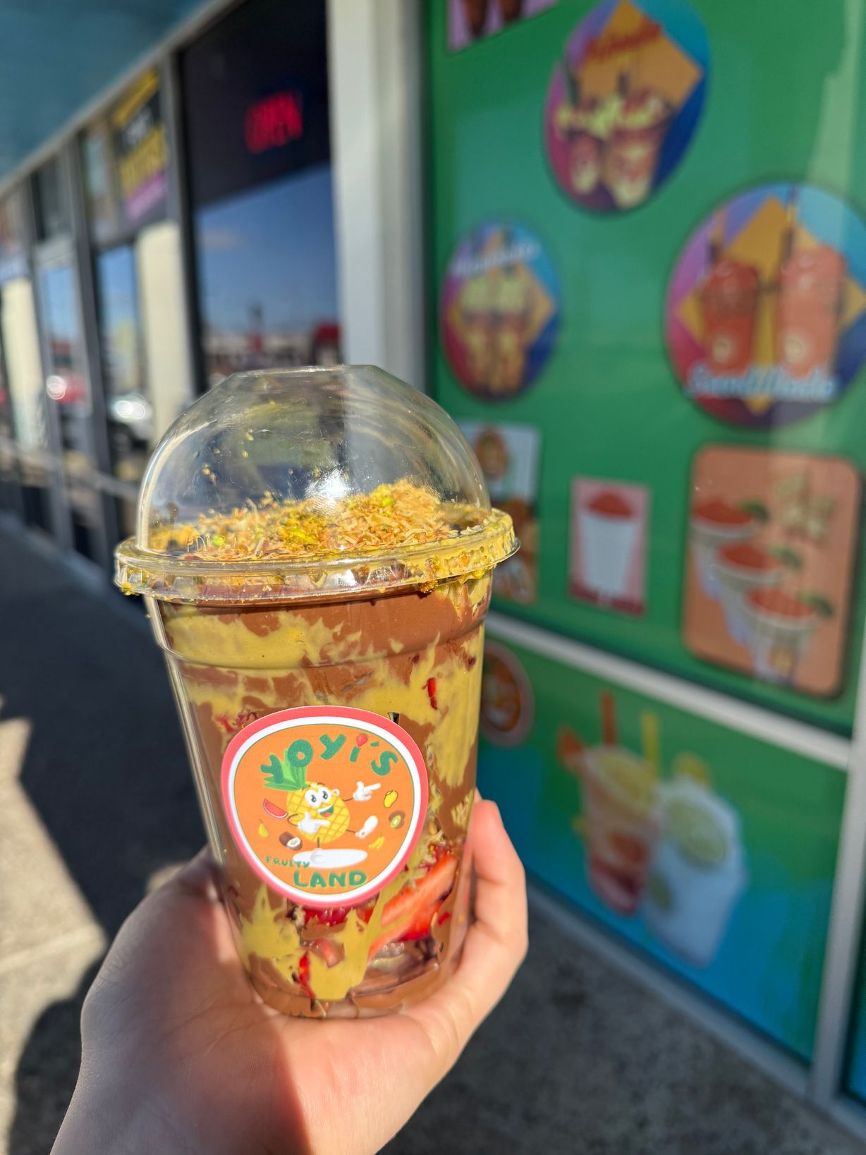 Dubai Straberry at Yoyi's Fruity-Land in San Marcos, TX 78666 | YourMenu® Online Ordering