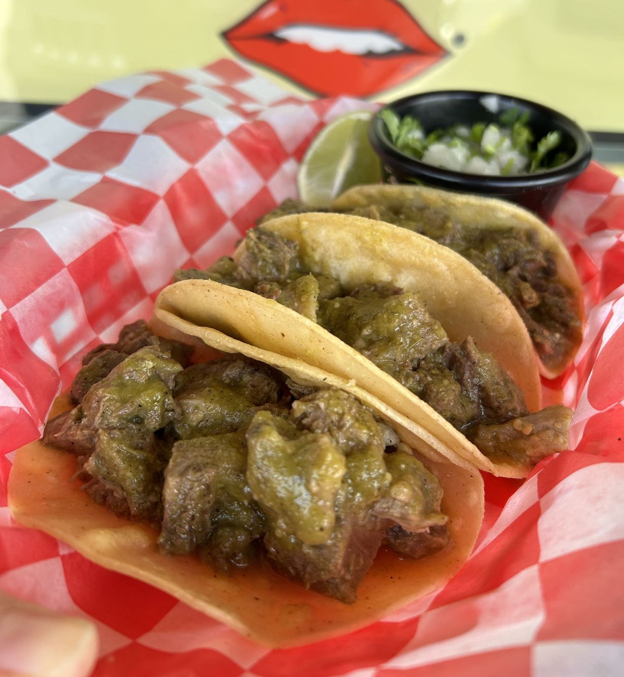 Tacos De Lengua En Salsa Verde at ¡No Manches! Que Rico in Miami, FL 33144 | YourMenu® Online Ordering