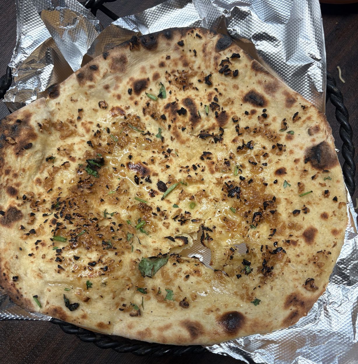 Garlic Cilantro Roti at Heritage India in Washington, DC 20016-3806 | YourMenu® Online Ordering
