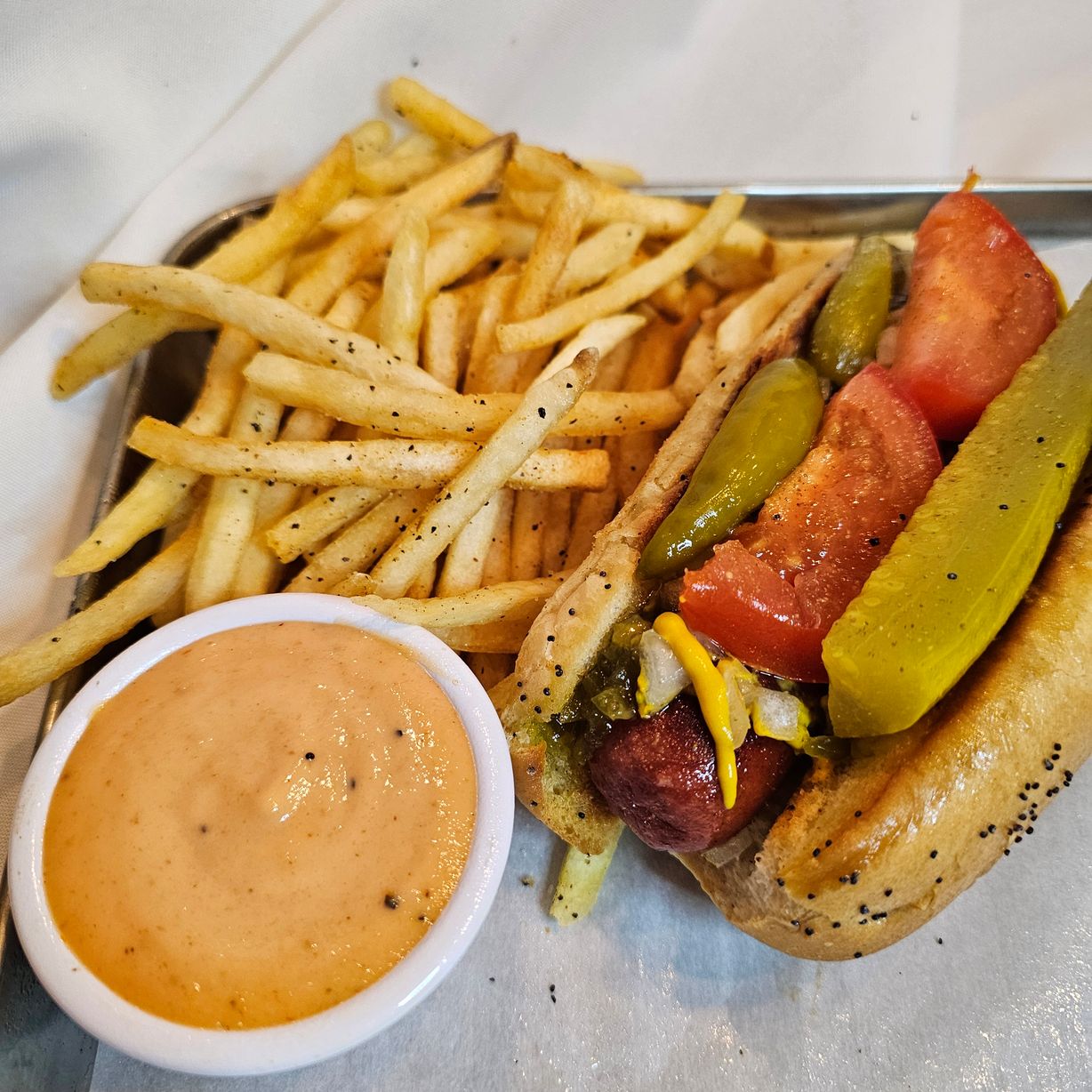 Chicago Style Dog at The Lake Stop in Smithville, MO 64089 | YourMenu® Online Ordering