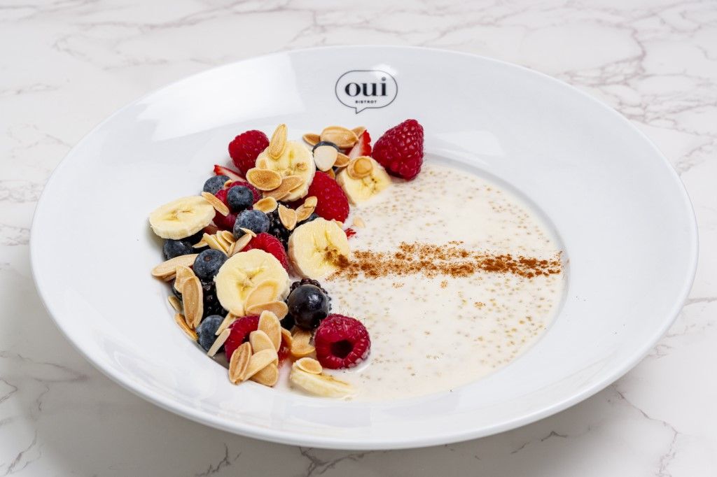 Sweet Coconut Quinoa Bowl at OUI BISTROT in Miami, FL 33137 | YourMenu® Online Ordering