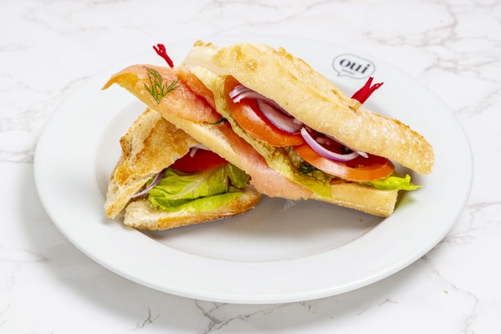 Smoked Salmon Sandwich at OUI BISTROT in Miami, FL 33137 | YourMenu® Online Ordering