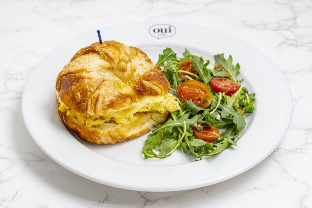 Croissant Breakfast at OUI BISTROT in Miami, FL 33137 | YourMenu® Online Ordering