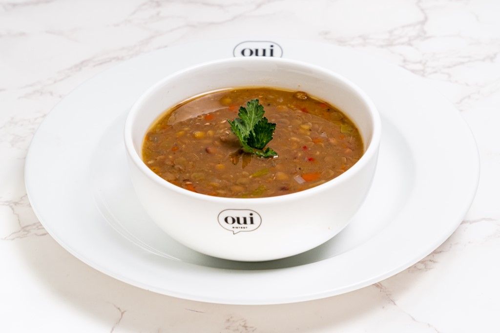 Lentil Soup at OUI BISTROT in Miami, FL 33137 | YourMenu® Online Ordering
