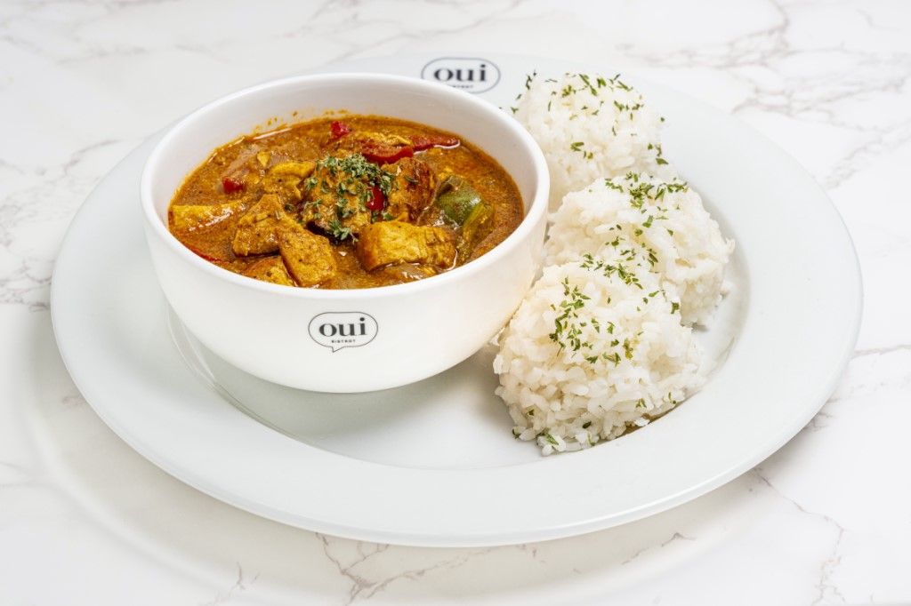 Chicken Curry (with Steam Rice) at OUI BISTROT in Miami, FL 33137 | YourMenu® Online Ordering