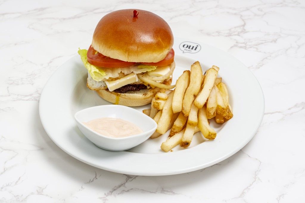 OUI Burger (with French Fries) at OUI BISTROT in Miami, FL 33137 | YourMenu® Online Ordering