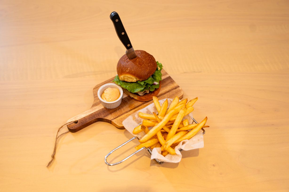 OUI Burger (with French Fries) at OUI Bistrot in Miami, FL 33137 | YourMenu® Online Ordering