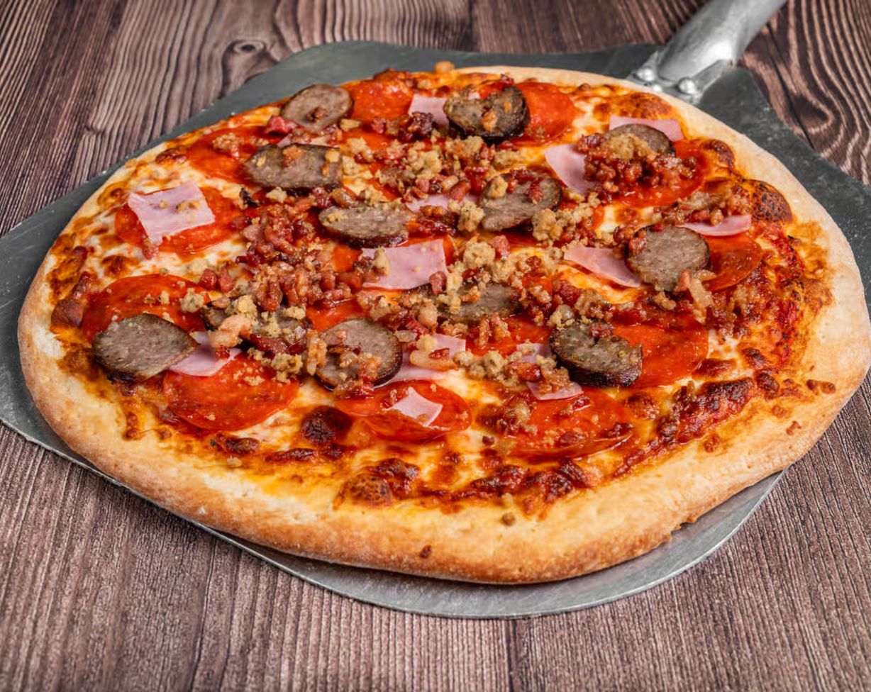 MeatLovers Pizza (24") at Deeplicius Pizza in Coral Gables, FL 33134 | YourMenu® Online Ordering