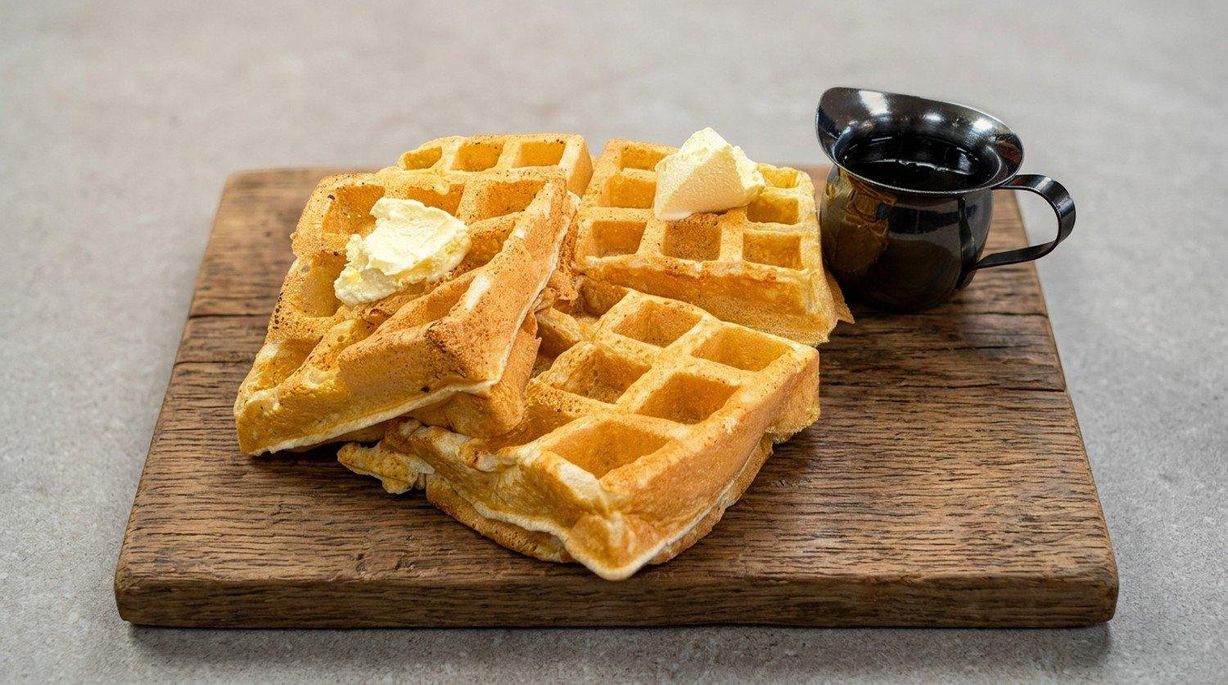 4 Homemade Mini Waffles at Old School Cofé in Vinton, OH 45686 | YourMenu® Online Ordering