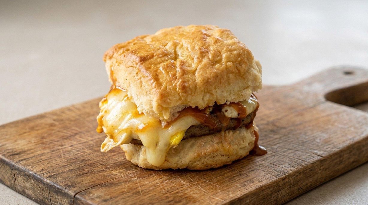 Chipotle Sausage Biscuit at Old School Cofé in Vinton, OH 45686 | YourMenu® Online Ordering