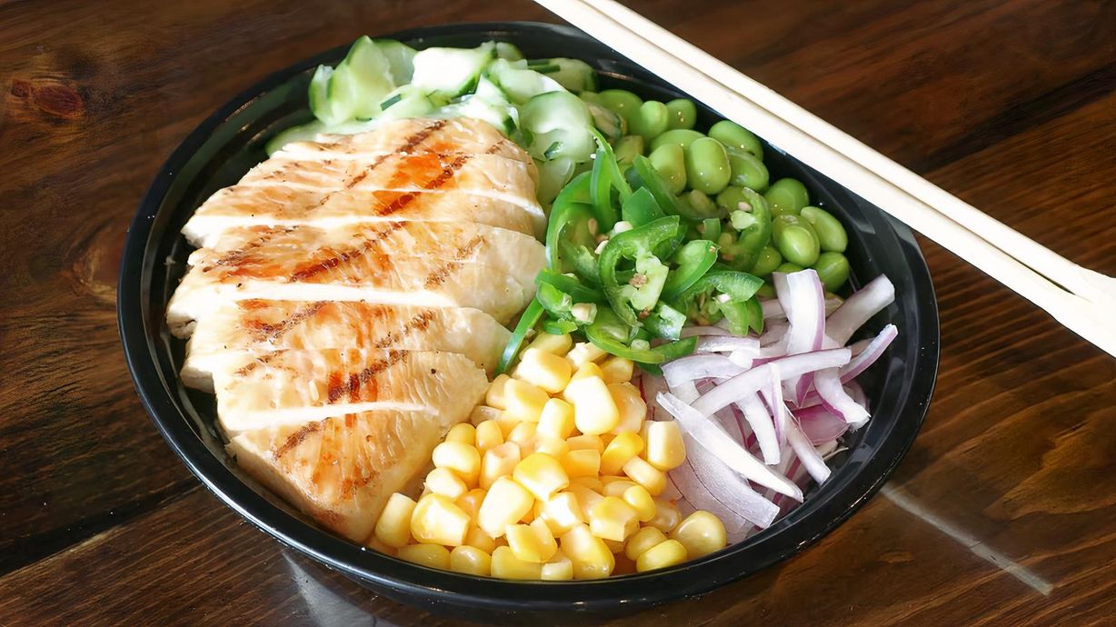 Large Grilled Chicken Bowl at Poke n Salad French Valley (Winchester) in Winchester, CA 92596 | YourMenu® Online Ordering