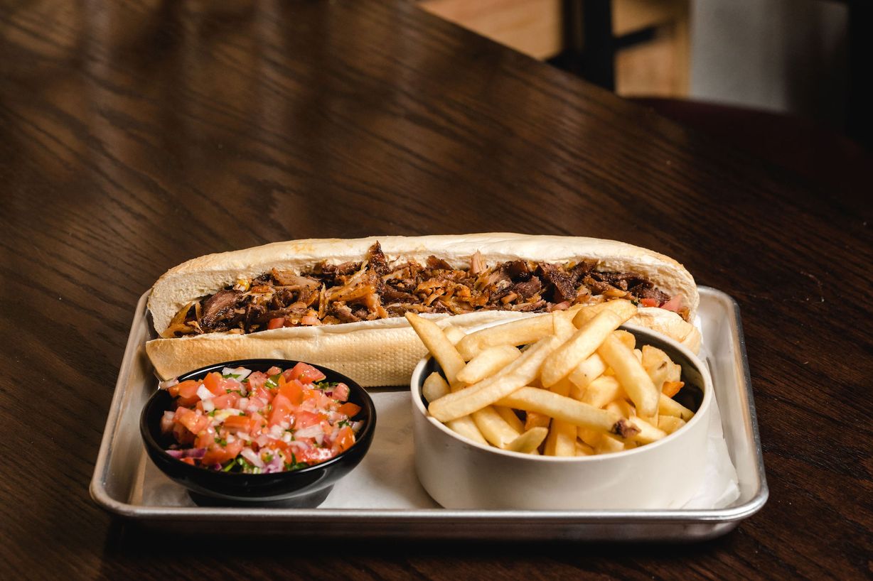 Shawarma Chicken Baguette at ASLI Mediterranean Grill in Denver, CO 80224-1746 | YourMenu® Online Ordering