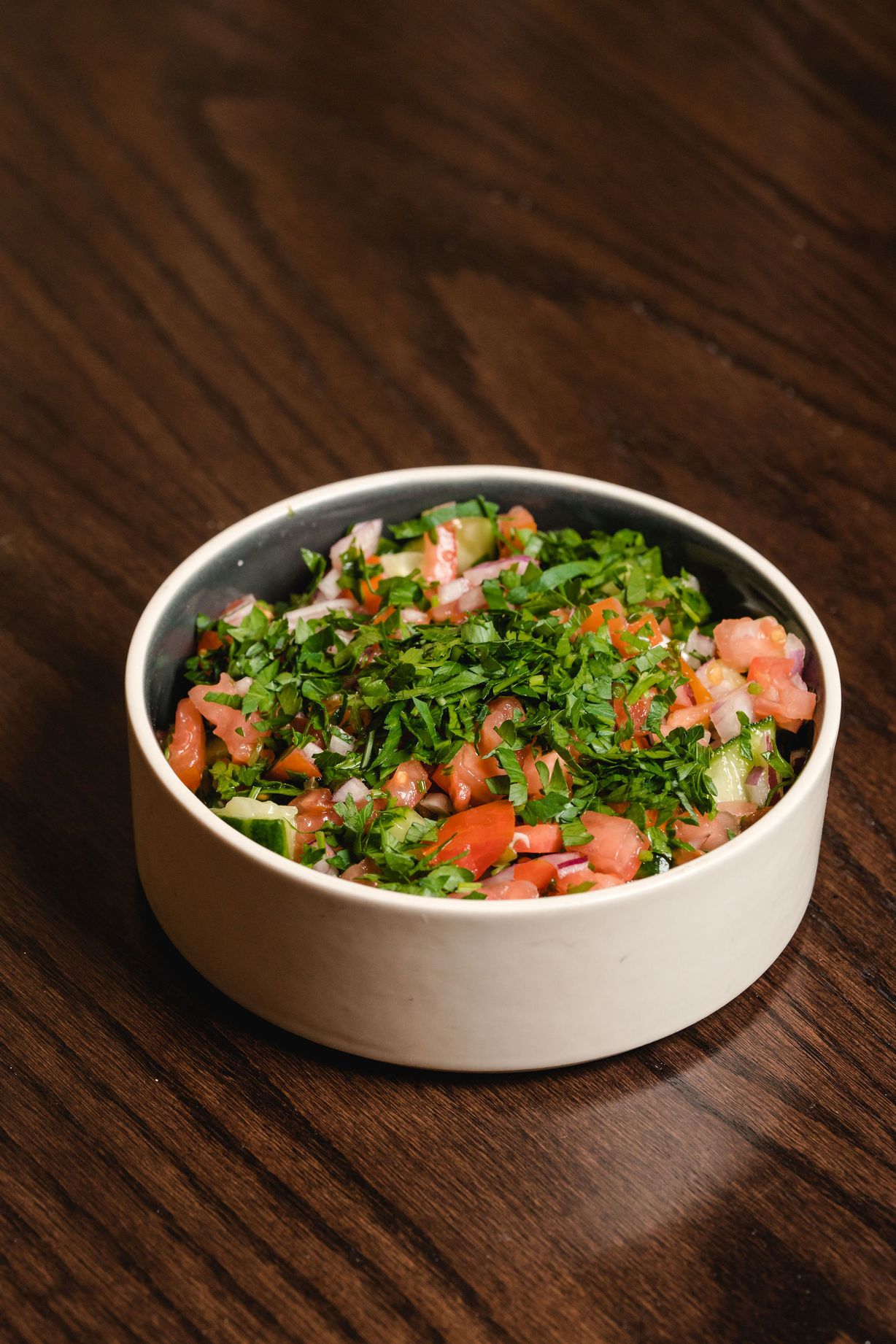 Israeli Salad at ASLI Mediterranean Grill in Denver, CO 80224-1746 | YourMenu® Online Ordering