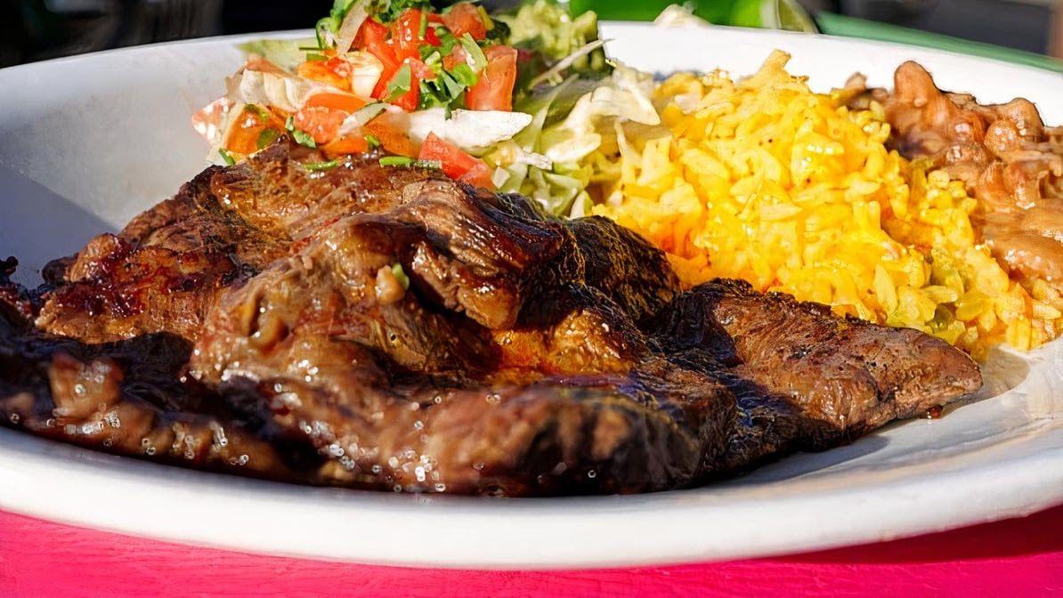Arrachera (Grilled Steak) at TaKitos Mexican Restaurant in Hollywood, FL 33020 | YourMenu® Online Ordering