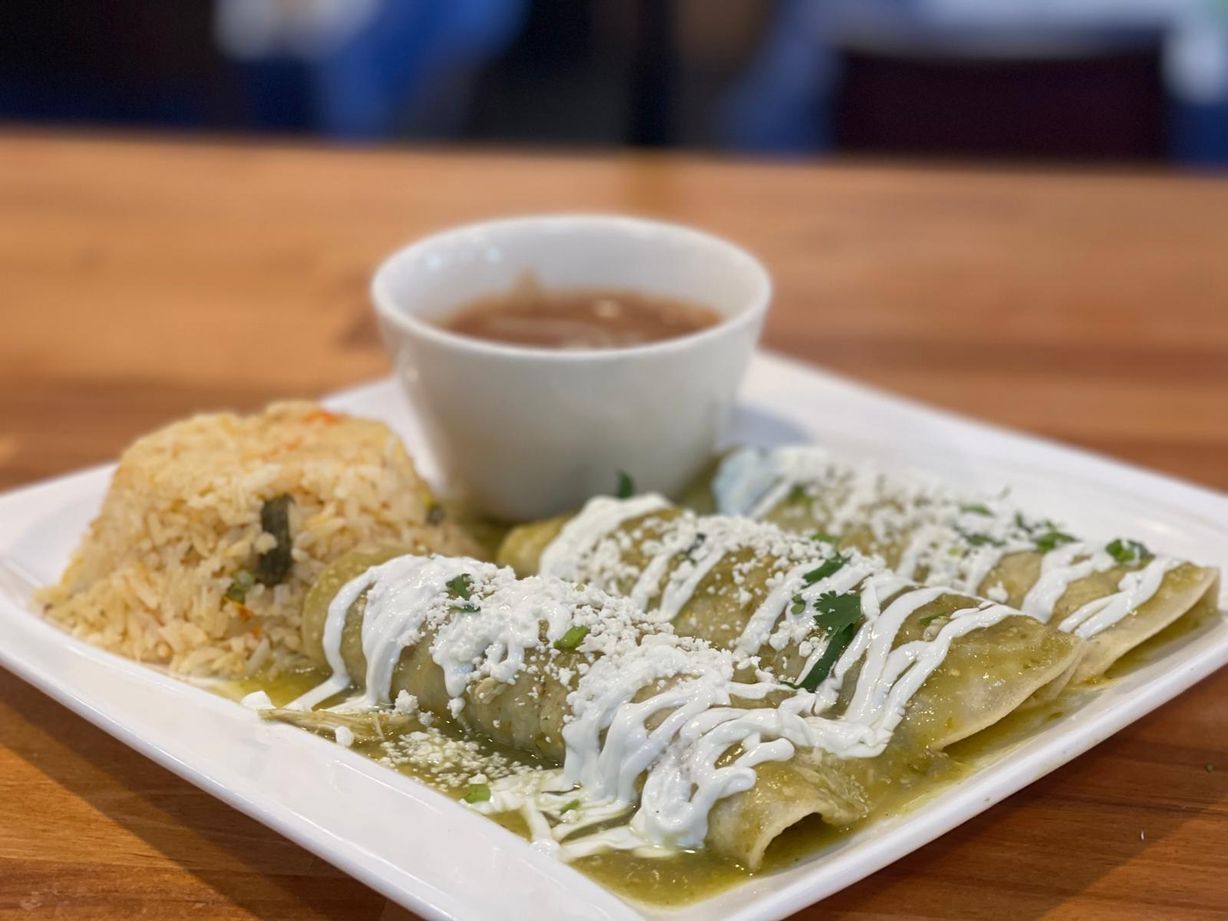 Enchiladas Lunch at Mexi & Pizza Kendall in Miami, FL 33186 | YourMenu® Online Ordering