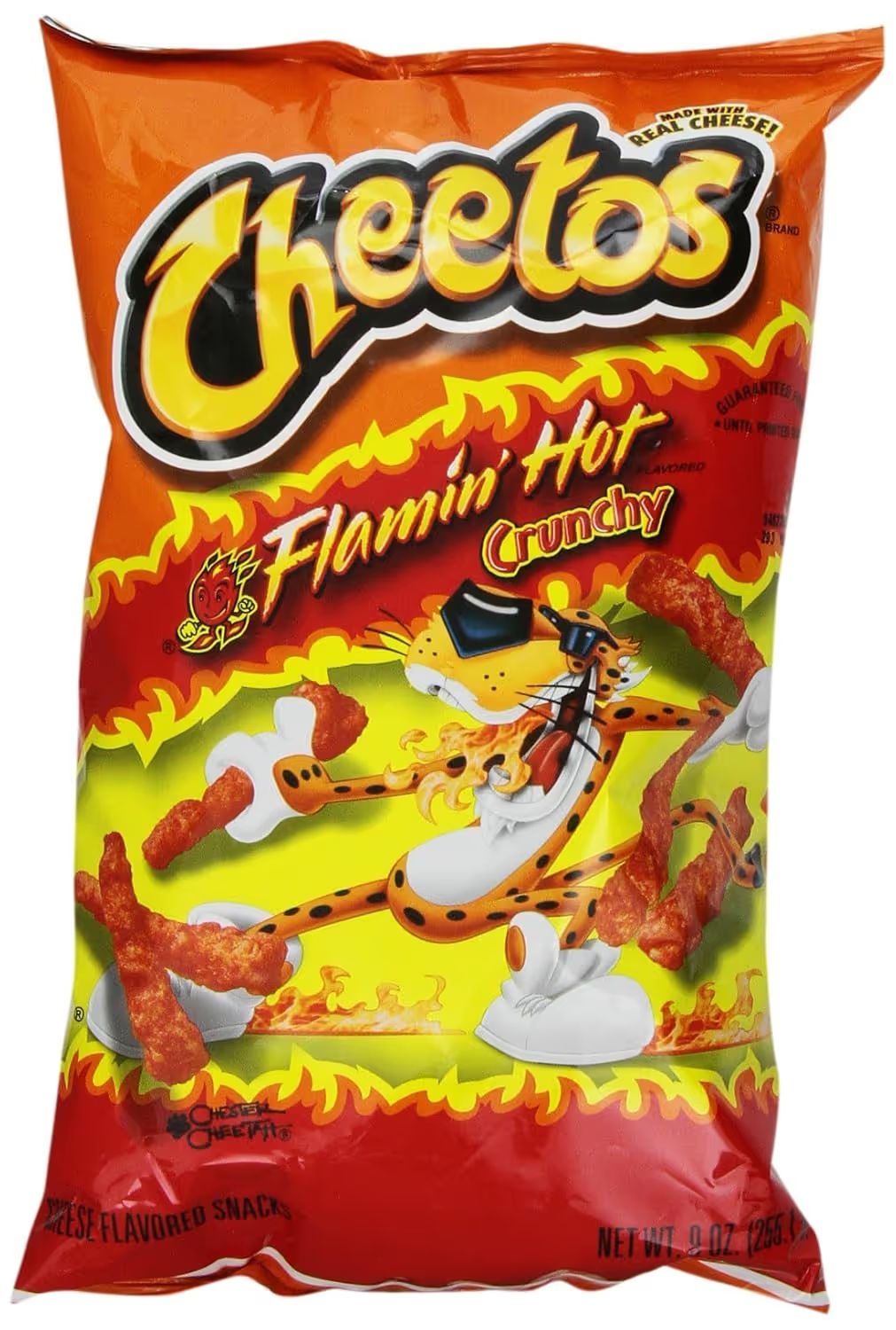 Cheetos Crunchy Flamin Hot Small Hot Cheetos at Royal Blue Grocery 3rd Street in AUSTIN, TX 78701 | YourMenu® Online Ordering