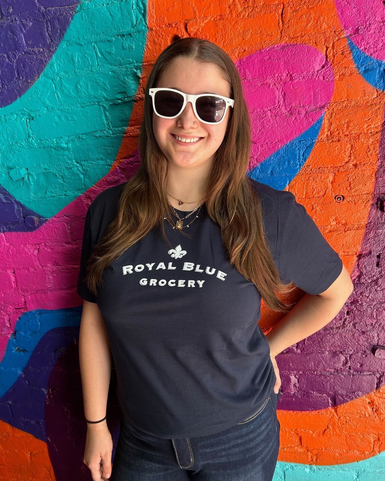 RBG Blue Classic Logo T-Shirt at Royal Blue Grocery Rainey Street in AUSTIN, TX 78701 | YourMenu® Online Ordering