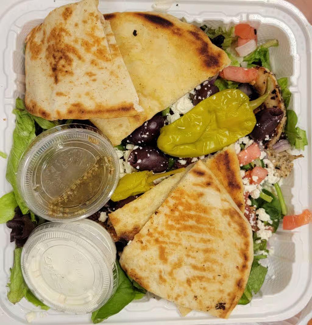 Chicken Souvlaki Salad at AKIS RESTAURANT in Buffalo, NY 14223-3049 | YourMenu® Online Ordering