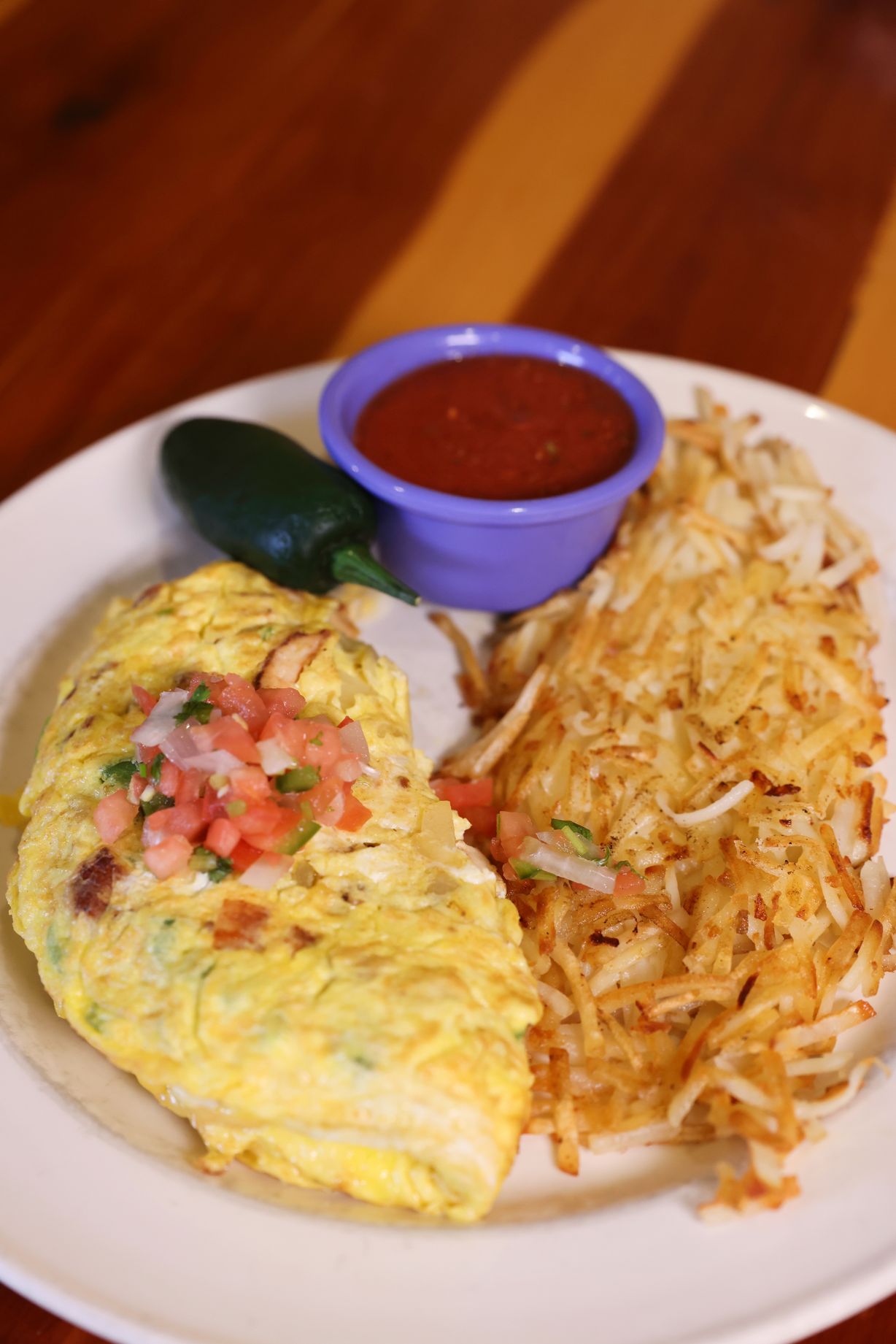 B29. Fajita Omelette at Bradford Cafe in Montalba, TX 75853 | YourMenu® Online Ordering