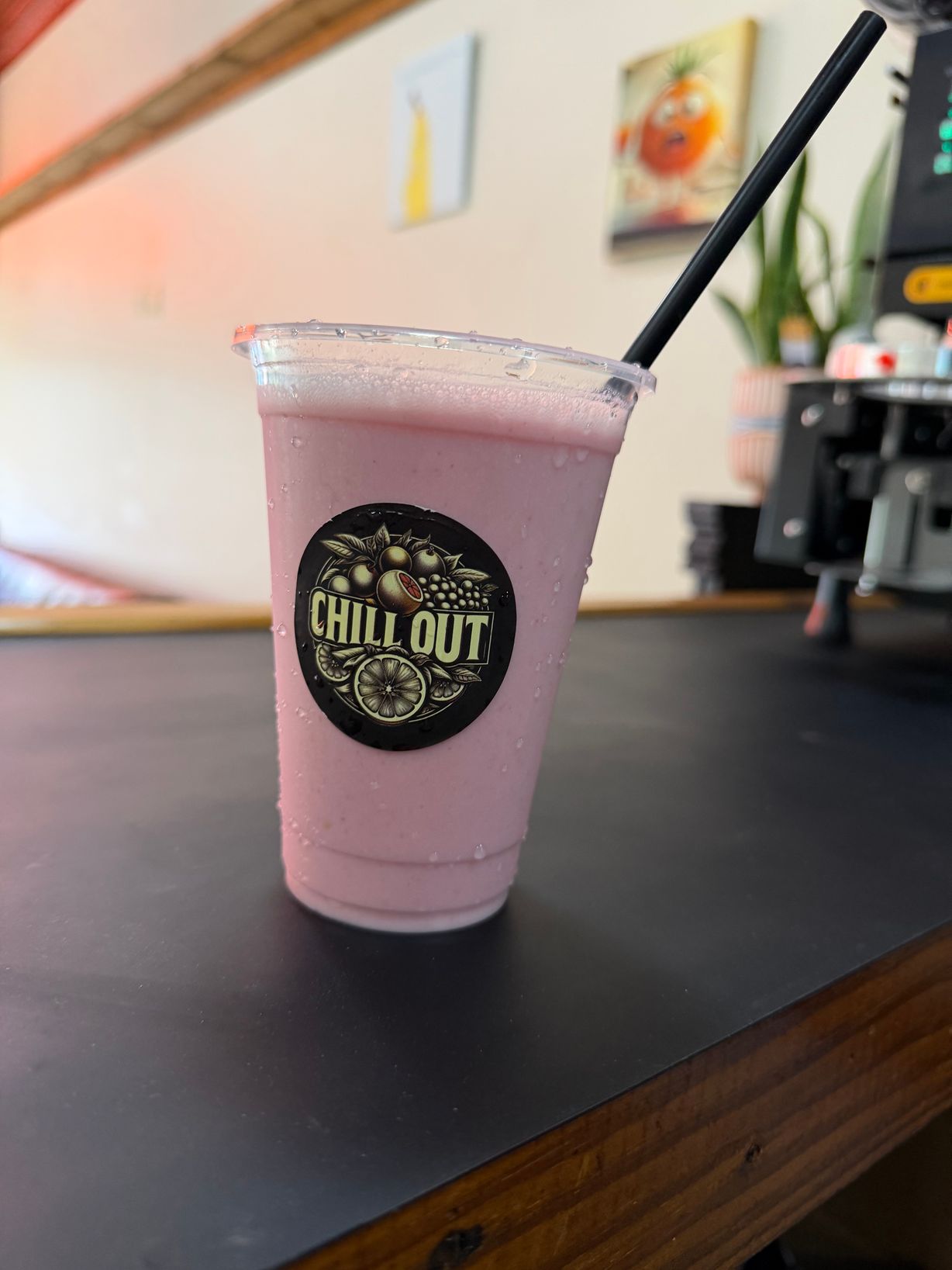 32oz Strawberry Banana Reboot at Chill Out Texas in Mineola, TX 75773 | YourMenu® Online Ordering