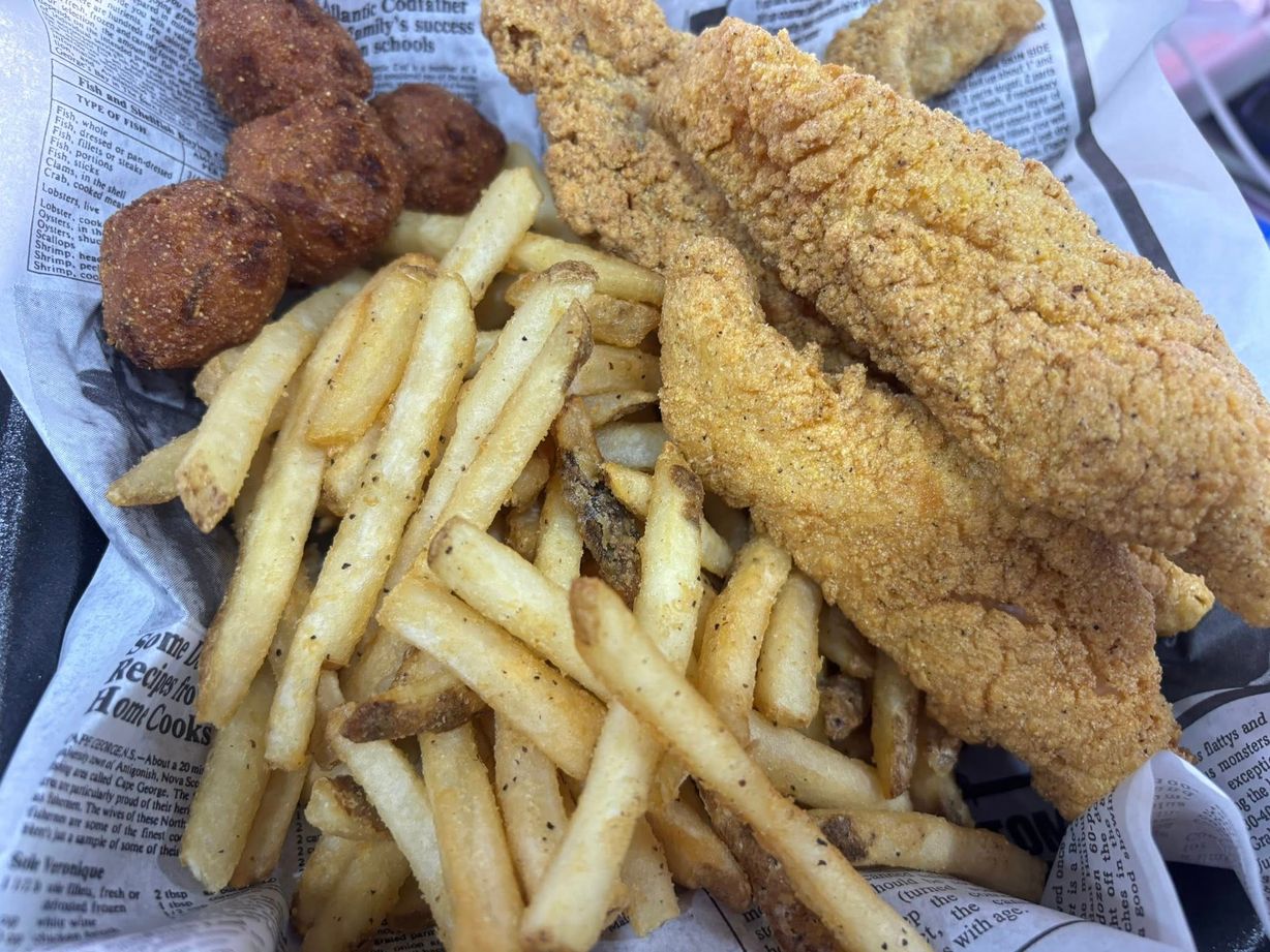 Catfish/Hushpuppies at FireSide Grill in Whitehouse, TX 75791 | YourMenu® Online Ordering