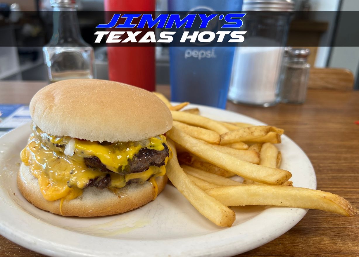 Double Cheeseburger at Jimmy`s Texas Hots in BUFFALO, NY 142162259 | YourMenu® Online Ordering